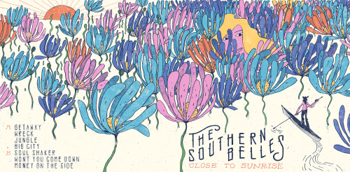 The Southern Belles - Close To Sunrise.  Album cover for some friends and great musicians from here 