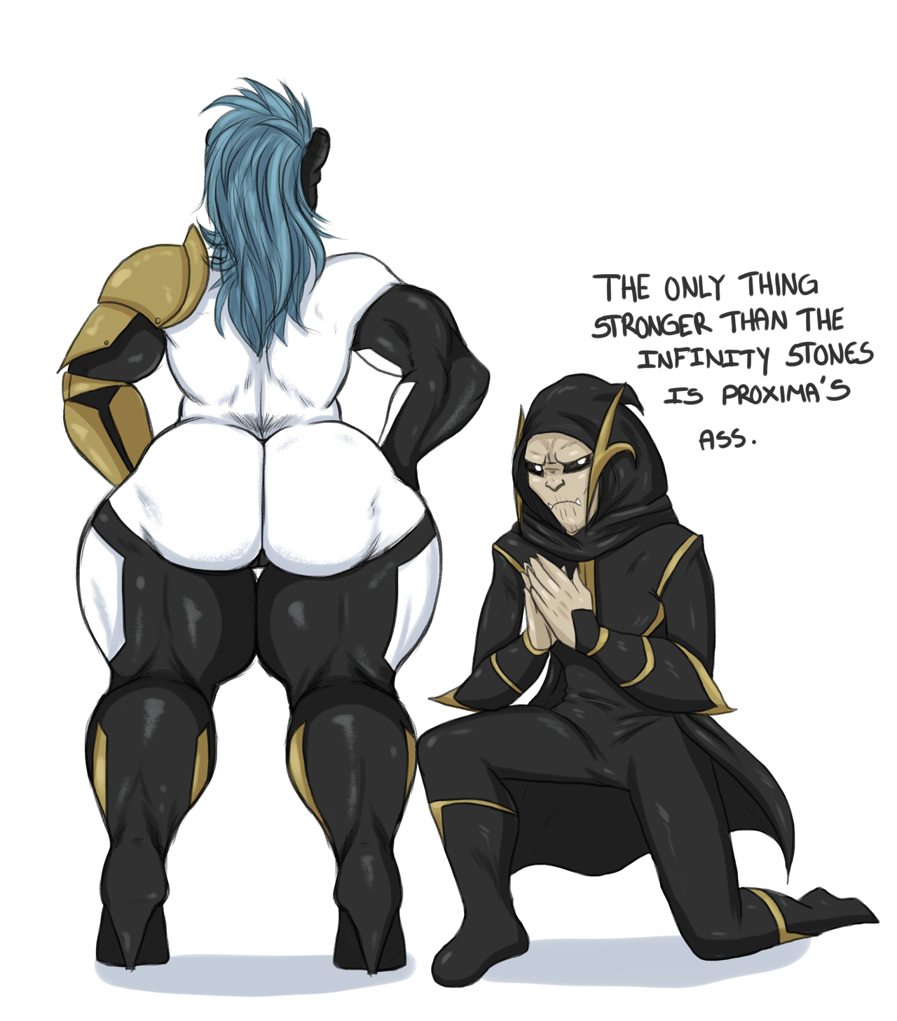 thiccseid:  &gt;try to search for Rule34 Proxima Midnight &gt;little to nothing