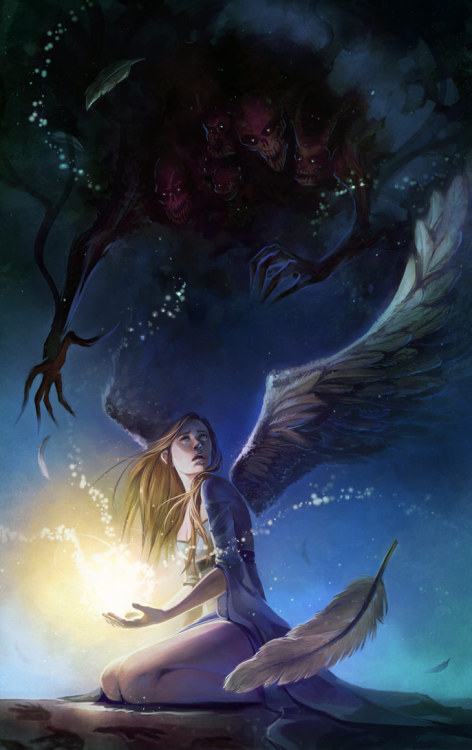 alicechanart:  Fallen Angel by Alicechan