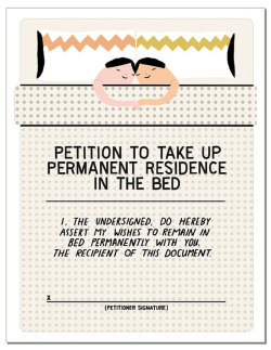 littlealienproducts:  Bed Petition by  laurageorge