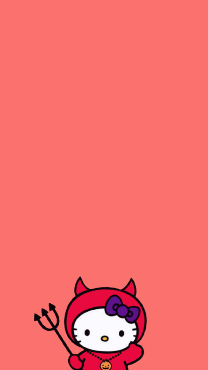 princessbabygirlxxoo: Hello kitty Halloween lockscreens  Feel free to save em! ♥