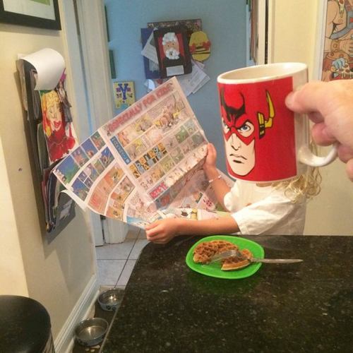 tastefullyoffensive:  Morning Mugshots by Lance Curran (via imgur)Related: Photos Combined by Stephen McMennamy