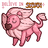 tiny-soul-tomato:  ☆ Blink if this means you love me~ ☆  Just a li’l pixel of Lion! Feel free to use it as an icon/ sidebar graphic, just please credit me if you do! 