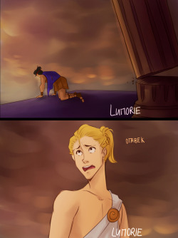 lumorie:  Hercules AUPease, some of you asked me about this scene … and Q_Q yes…