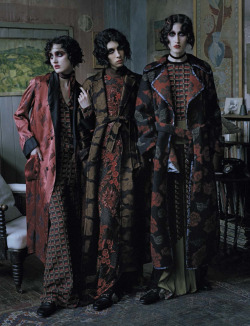 miahanamura:  Vogue Italia December 2015