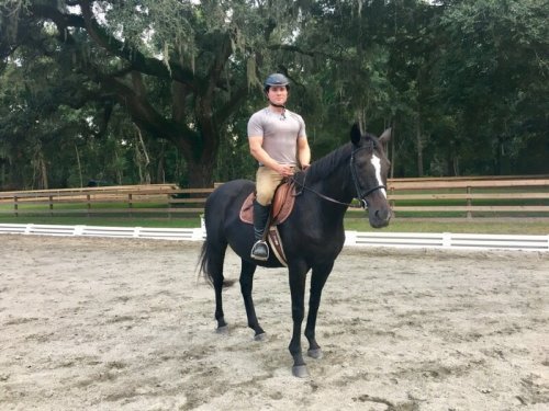 My favorite lesson horse is back after a year of lameness!