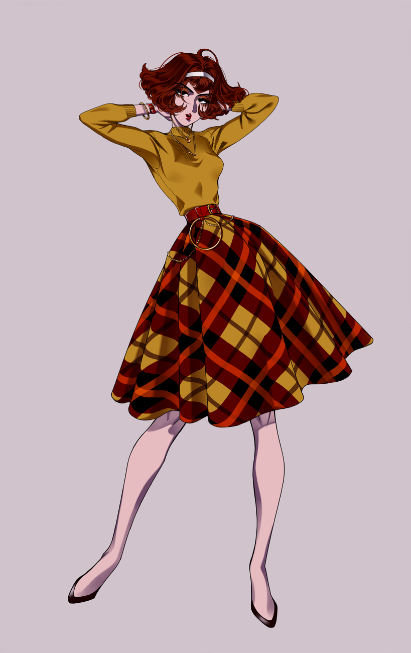 mmonsterbones:   a lil autumn dorothy bc my girl needs more color in her life :-3