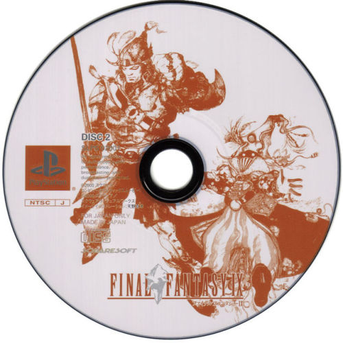 harpoonn:Final Fantasy IX (PS1) JP Yoshitaka Amano Disc Art