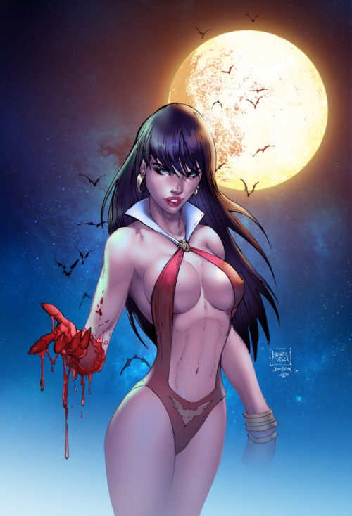 vampirellagallery:Vampirella by TeoGonzalezColors
