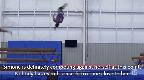 In Honor Of 19-year-old Simone Biles Being Named Woman Of The Year By ESPN.  