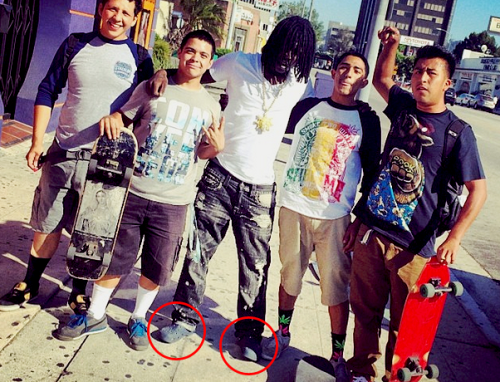 codeinelord: why the fuck is chief keef wearing crocs?