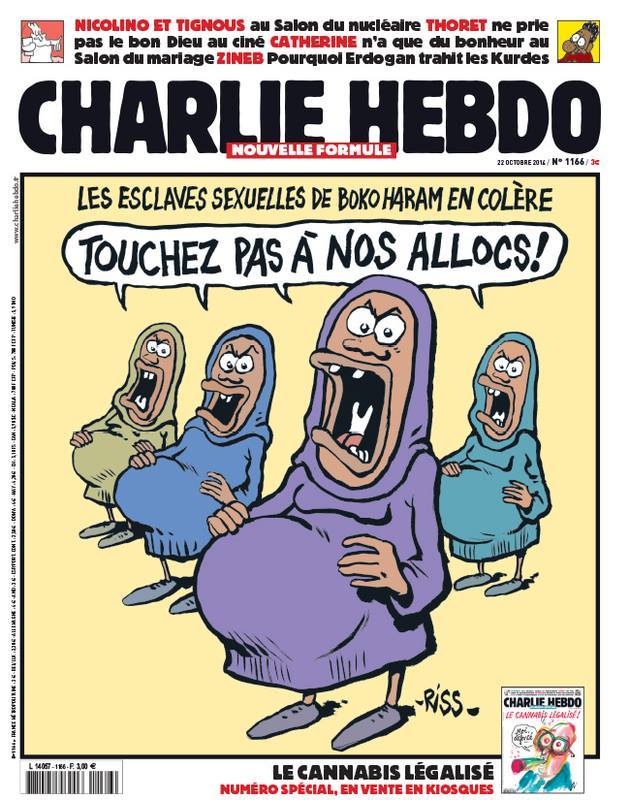 girlebony:  Captions from top to bottom: 1. “The sexual slaves of Boko Haram are