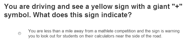 official-queennerd:  I was studying for my driver’s permit a few months ago and