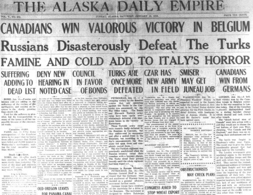 thisdayinwwi:    The Alaska Daily Empire.