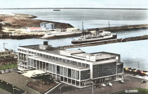 germanpostwarmodern:  Casino (1951-59) in Boulogne-sur-Mer, France, by Pierre Sonrel &amp; Marce