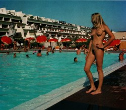 tindonaturist:  Poolside at Cap Dâ€™Agde,