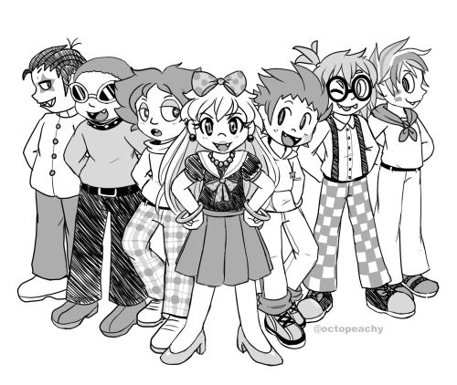 they just love being mean!!!redraw of the human koopalings from the yoshi’s safari manga, took some 
