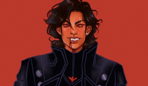 lomakes: [click for better quality] Vampire King Dick in his evil little outfit ‍♀️