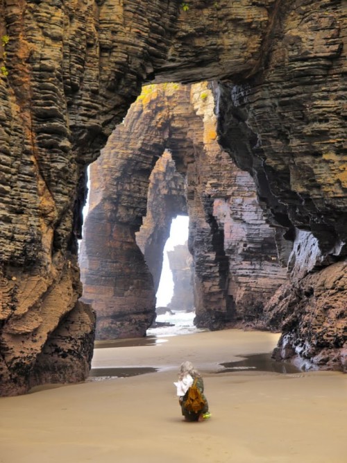 btw-n:sixpenceee:This is beach of the cathedrals located in Ribadeo, Spain. (Source)I’d get married 