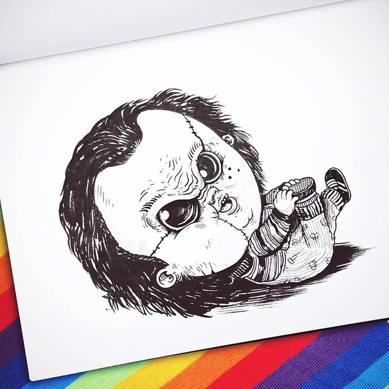 skindeeptales:  Terror Babies by Alex Solis 