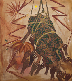 mrkiki:  Jakub Julian Ziolkowski The Return of Son of Monster, 2012 Oil on panel 120 x 105 cm / 47 1/4 x 41 3/8 in VIA MORE 