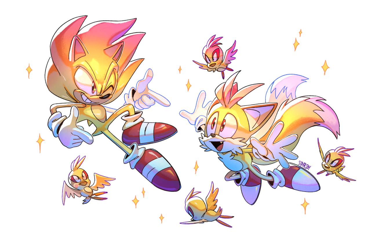 Super Tails (art by me) : r/SonicTheHedgehog