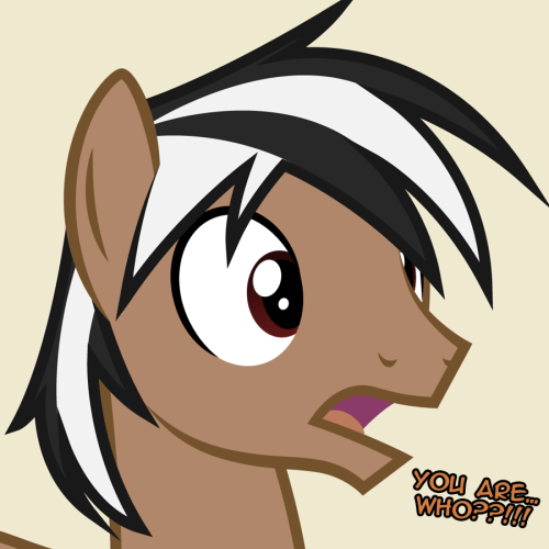 ask-checker-mod:lloxie:ask-checker:This has no relation to the storyline, just some nonsense from Checker’s past.  …is it just me, or does that look like a certain waffle-obsessed horse? >w>   You mean Spectty (that-brown-pony)? o_O  YES! XD