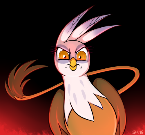 Scary Bird By SorcerusHorserus 