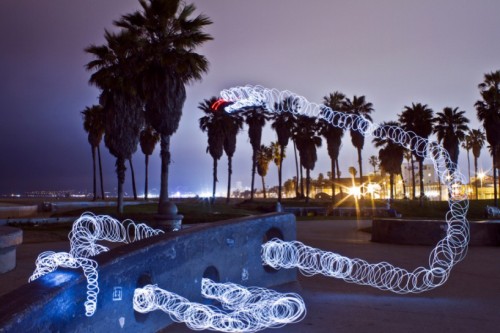 wacky-thoughts:  LED Light Paintings by Darren Pearson 