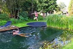 sixpenceee:Natural swimming pools are made of aquatic plants and naturally occurring bacteria that not only filter the water, they also contribute to the landscaping. (Source)