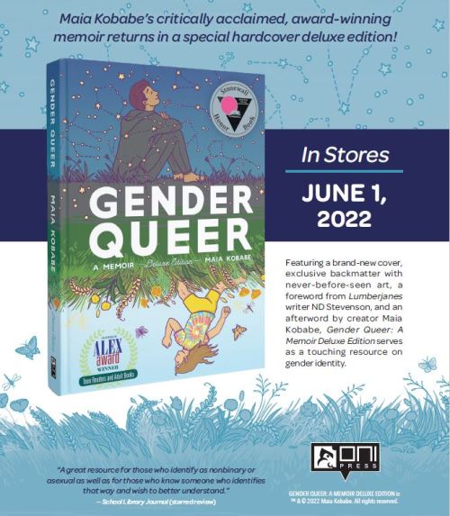 redgoldsparks:I’m very excited to announce that my book Gender Queer: A Memoir is being released in 