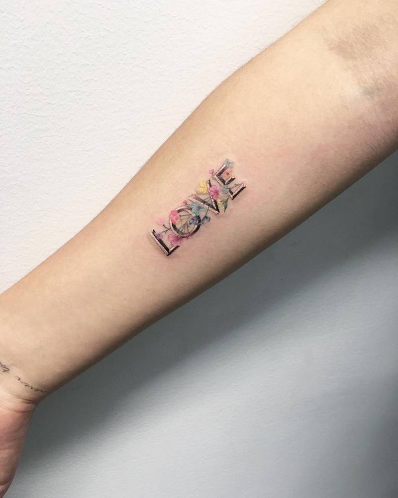 📝 Tattoos with Texts, words and Phrases