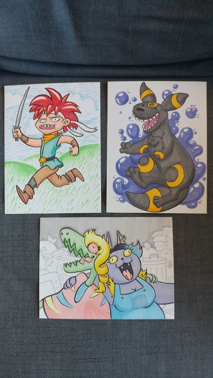 Some commissions done this year at Tokyo in Tulsa! Did you commission me, but your photo isn&rsquo;t