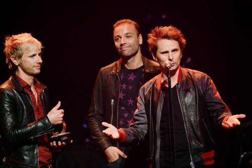 Muse receiving the award for Best Act in the World Today