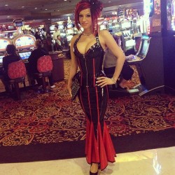 Ladyinlatex:  Officialrubberdoll:  Last Night At The Taj Mahal Casino On My Way To