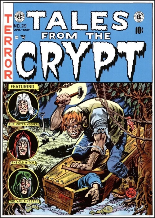 talesfromweirdland:‪Tales from the Crypt covers by Jack Davis. The 1954 Comics Code put an end to so