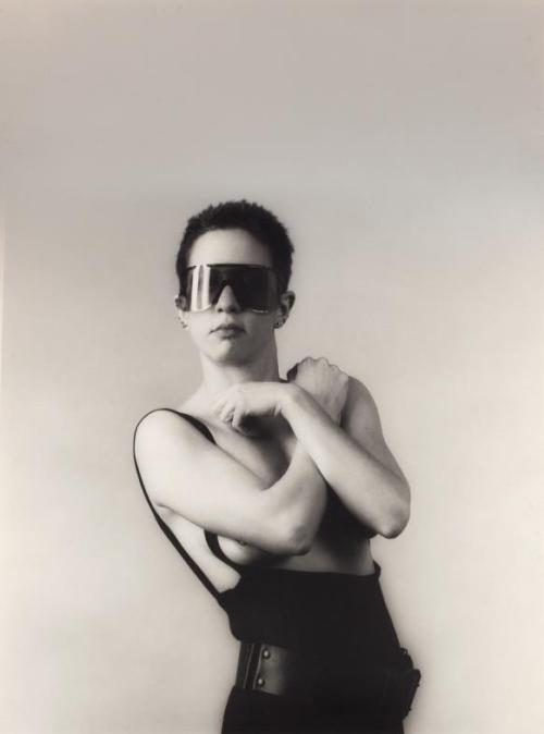 pattismithandrobertmapplethorpe:  Kathy Acker by Robert Mapplethorpe  