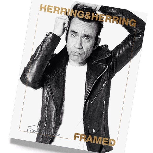 The latest cover of Herring & Herring FRAMED staring Fred Armisen @sordociego Now available for Pre-Order on http://magazine.herringandherring.com/ and see the entire editorial @herringandherring #hhframed #fredarmisen #cover #covermodel #fun #funny...