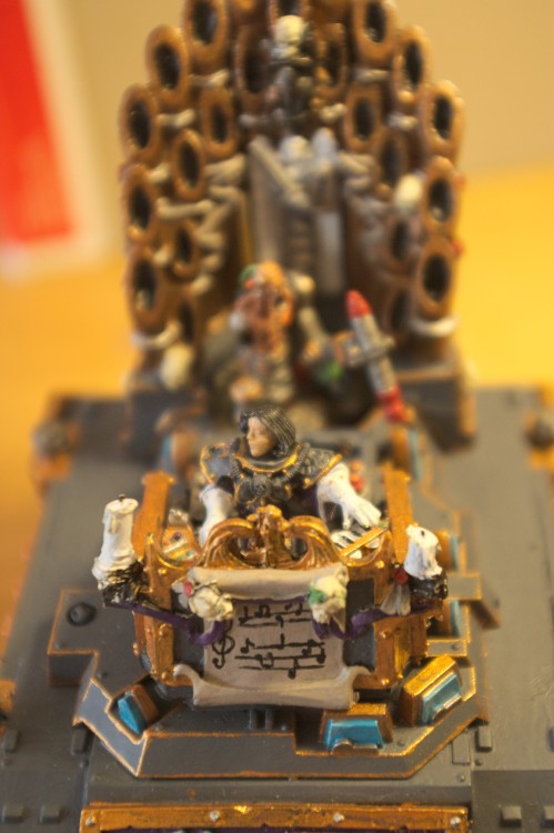 Some pictures of my Exorcist tank, a holy machinery of war, bringing the Emperor’s wrath to Heretics