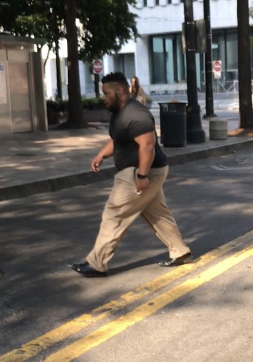 tmckenzie85:  Beefy Thickness downtown ATL! Mmmmm hmmmm. He was a cutie!