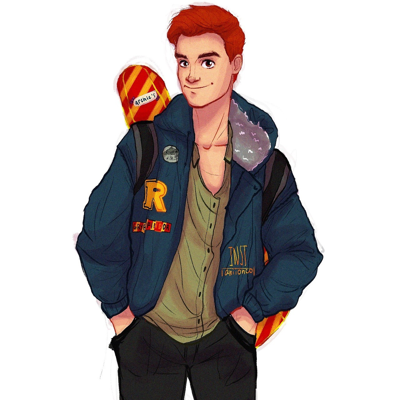 myafterlifewithjarchie: annsolnceva: If Archie was at the Hogwarts, he would definitely