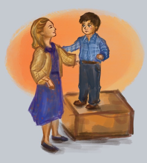 greentealycheejelly:For RNM Week, day 6 (angst): Sanders asking Nora to dance as a child, and then s