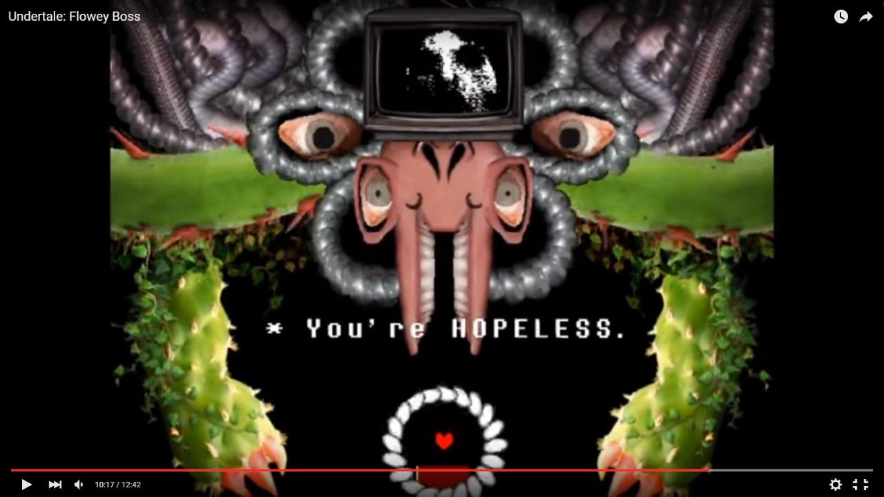 Omega Flowey was Foreshadowed throughout Undertale! Credit to