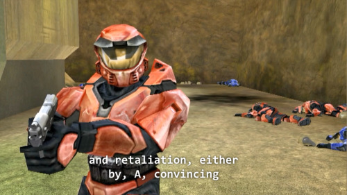 j-jocosplay:Remember when Sarge explained the plot of Season 12 of Red vs Blue back in Season 3?