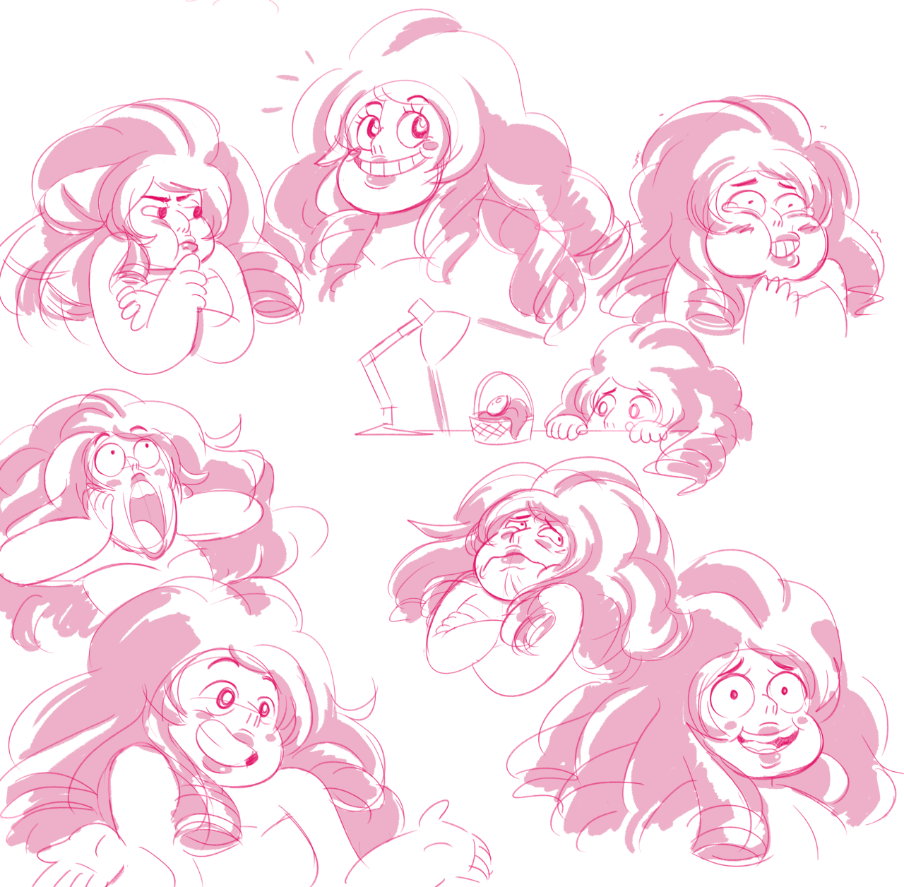 kirliq:today’s warmup is: various Roses with Steven’s expressions  omg sthap!
