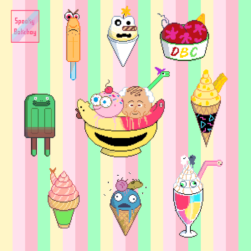 The Smiling Creams! Guaranteed To Make You Smile On A Very Very Very Hot Day! :D