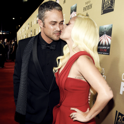 thisismyvomit:  mcavoys:    Lady Gaga and Taylor Kinney attend the premiere screening of FX’s ‘American Horror Story: Hotel’ at Regal Cinemas L.A. Live on October 3, 2015 in Los Angeles, California.    Mom !!!!!!! Dad!!!!