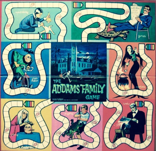 zgmfd:  The Addams Family board game (Milton Bradley (1964)