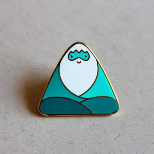 mountainmangame:He’s finally here! My sweet little mountain man pins are on sale on my website (http