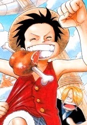 beif0ngs:  Luffy + Meat 
